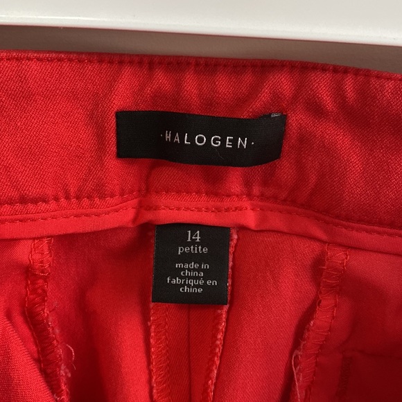 Red jeans from Halogen size 14 petite. worn once. good condition - Picture 7 of 7